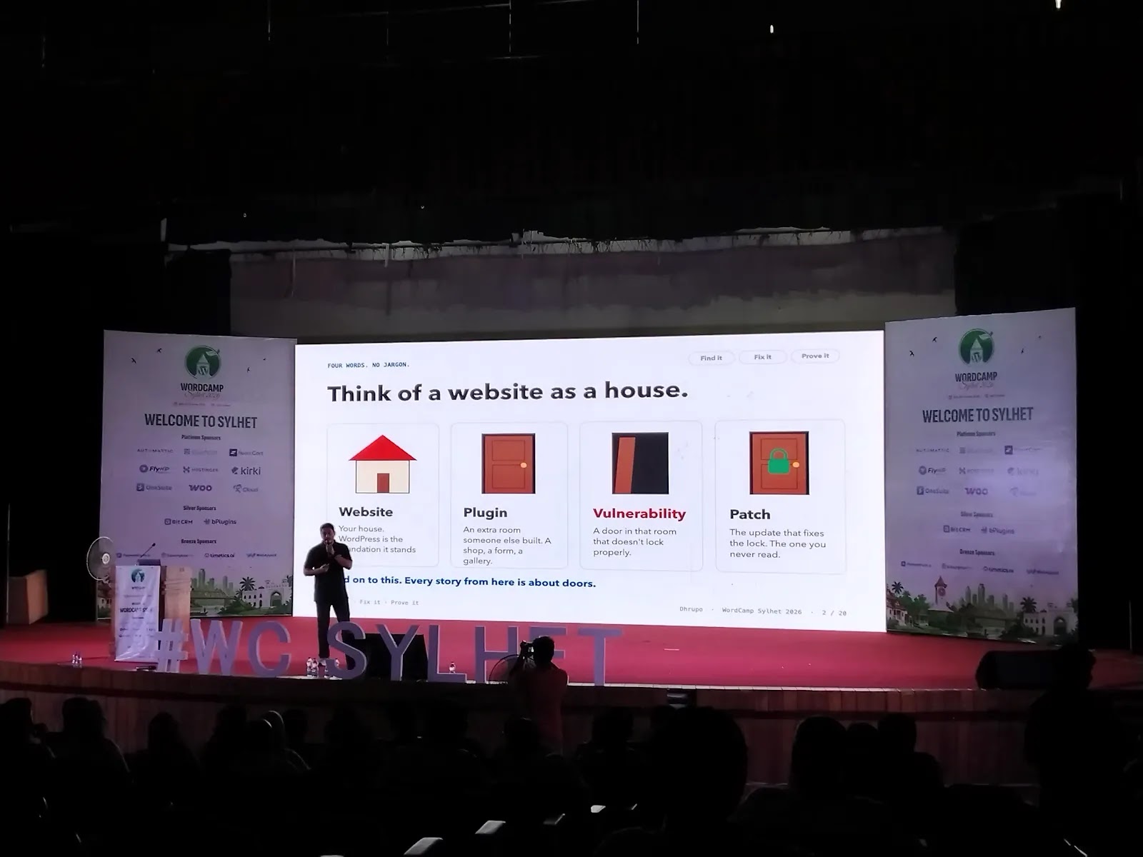 Dhrupo’s session: Find It, Fix It, Prove It: AI and WordPress Plugin Security - WordCamp Sylhet 2026 - Nishat Shahriyar - WP More!